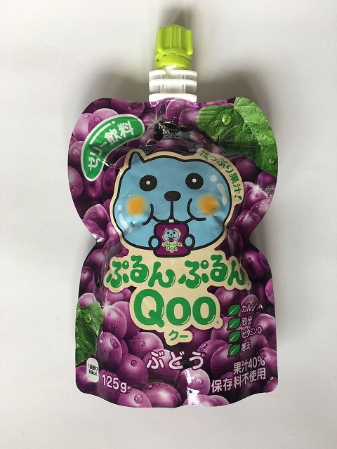 MINUTE MAID  QOO GRAPE JELLY #ミニッツメイドぷるんぷるんQooぶどう味